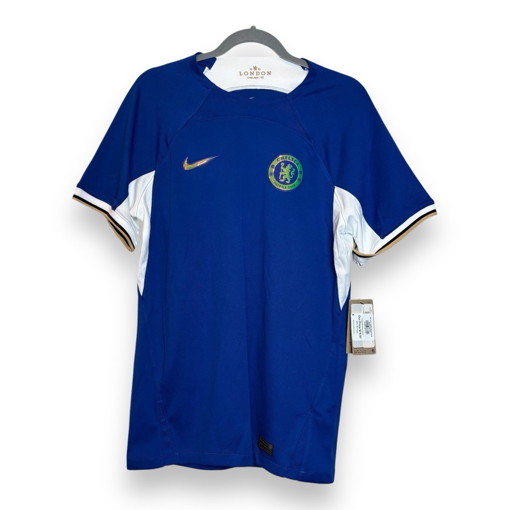 Chelsea Football Sterling Jersey Women's S Blue / White #7 Soccer Jersey T-Shirt